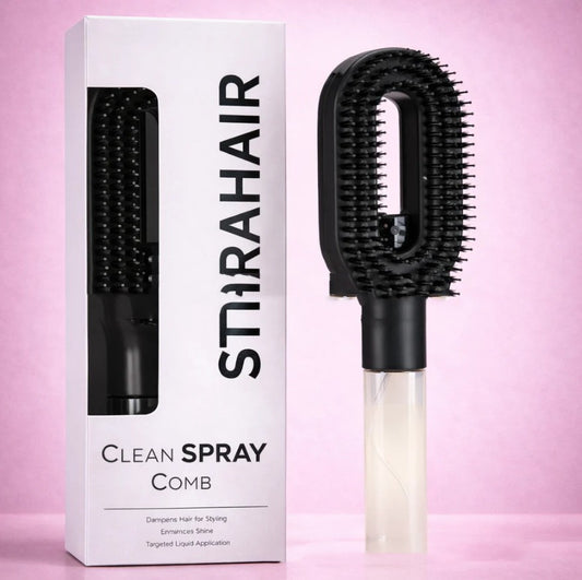 Mist Glide Straightening Comb A comb with spray bottle