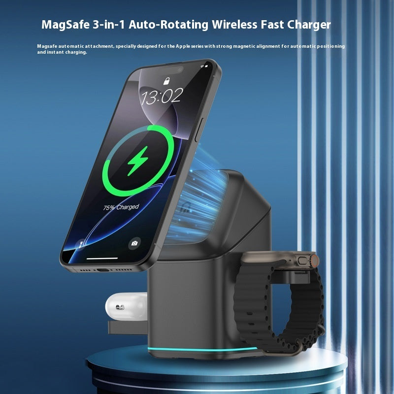 3-in-1 Magnetic Wireless Charging Stand