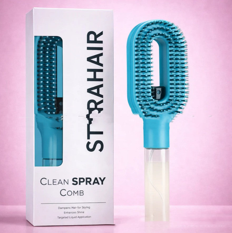 Mist Glide Straightening Comb A comb with spray bottle