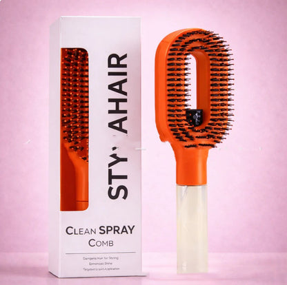 Mist Glide Straightening Comb A comb with spray bottle